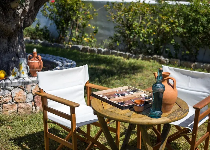 Villa Traditional Greek Island Summer At Julia
